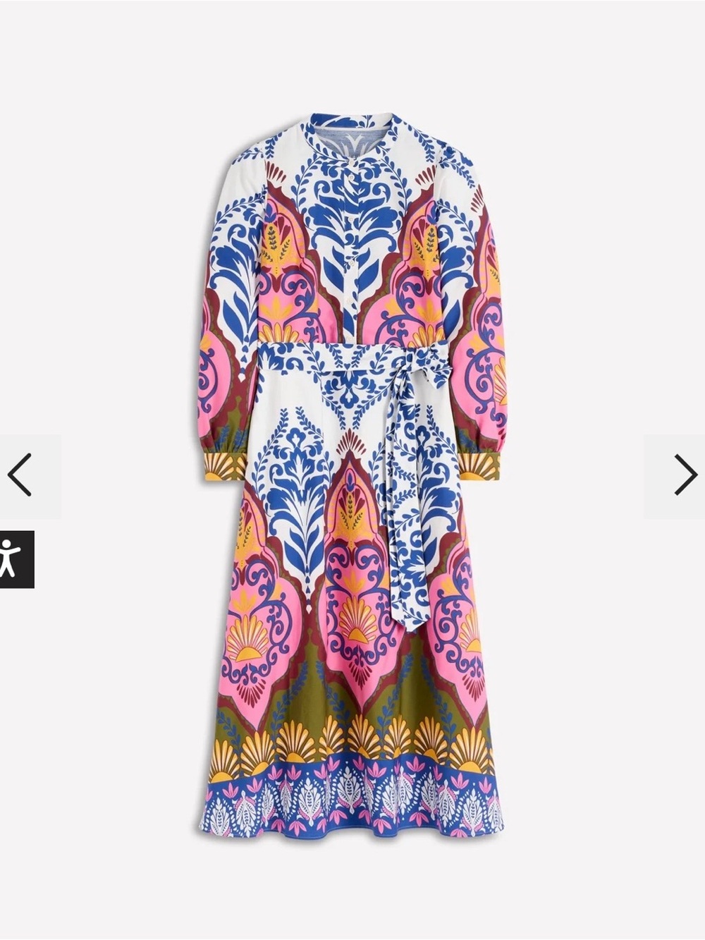 Boden Ava Cotton Midi Dress - Picture 4 of 5